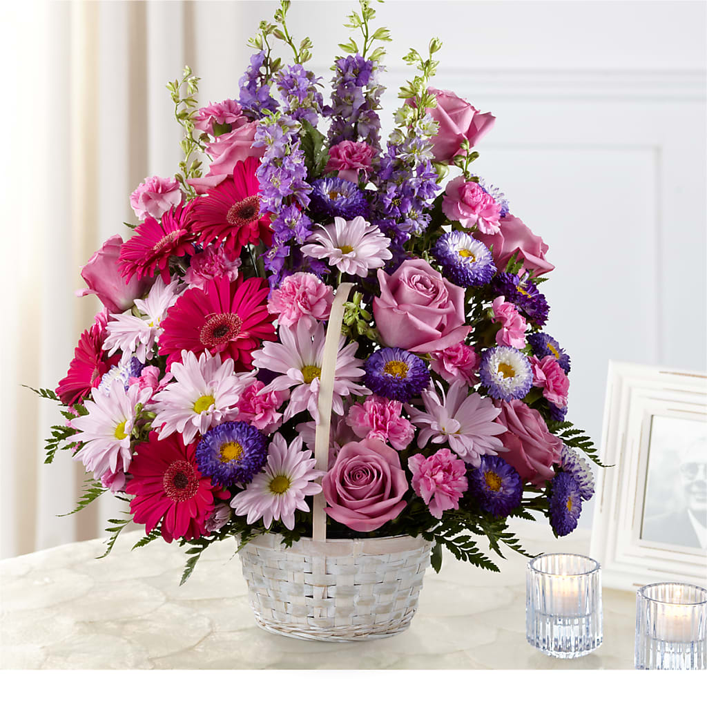Pastel Peace Basket – Enid Floral And Gifts, Enid OK