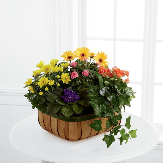 Panier Douces Fleurs