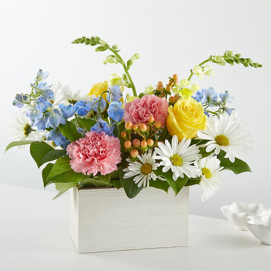 Boîte bouquet Salutation au soleil