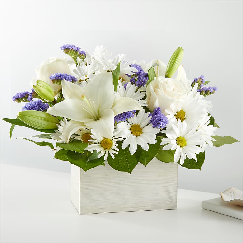 Au-delà du bouquet de la boîte bleue