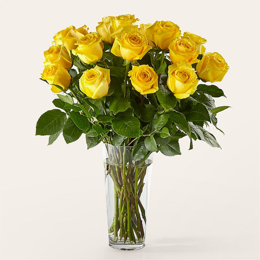 Long Stem Yellow Rose Bouquet –  Enid Floral And Gifts, Enid OK