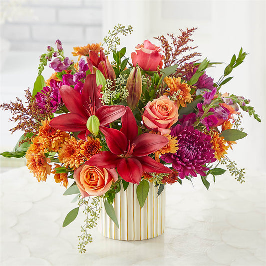 Burgundy Landscape Bouquet –  Enid Floral And Gifts, Enid OK