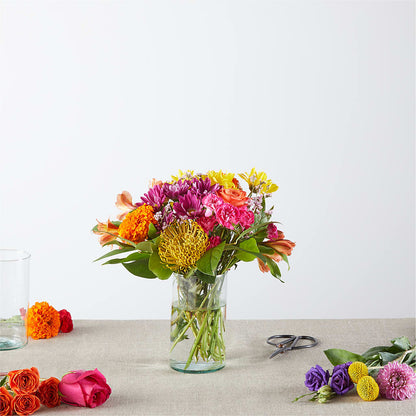 Fiesta de color – Un diseño original de nuestra floristería