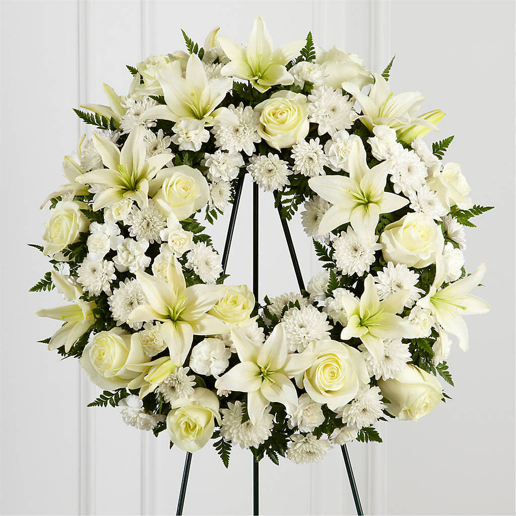 Treasured Tribute Wreath –  Enid Floral And Gifts, Enid OK