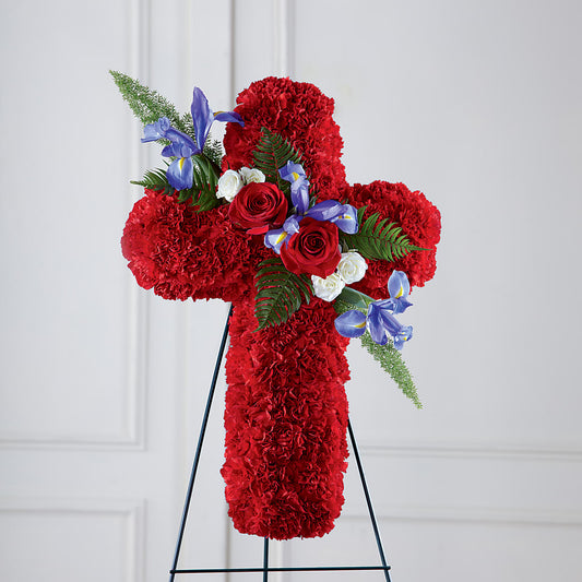 Faithful Hero Floral Cross –  Enid Floral And Gifts, Enid OK