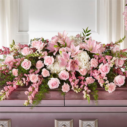 Life & Remembrance Casket Spray –  Enid Floral And Gifts, Enid OK