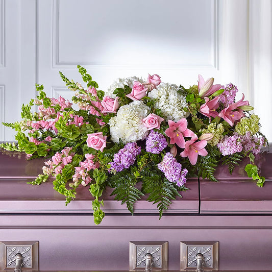 Life's Gratitude Casket Spray –  Enid Floral And Gifts, Enid OK
