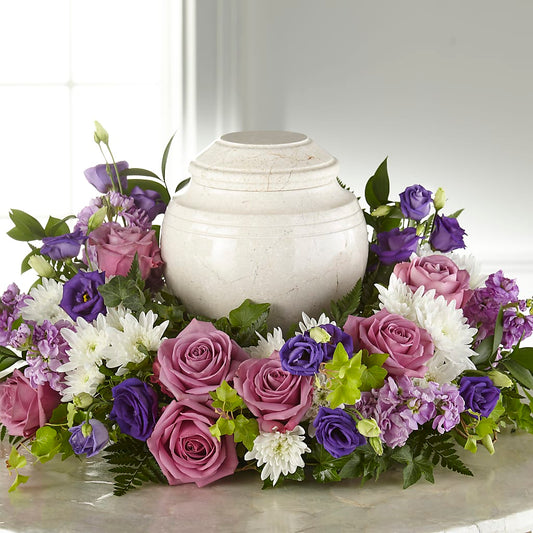 Blooming Sympathy Cremation Adornment –  Enid Floral And Gifts, Enid OK