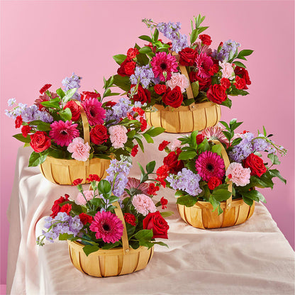 Pink Picnic Basket –  Enid Floral And Gifts, Enid OK