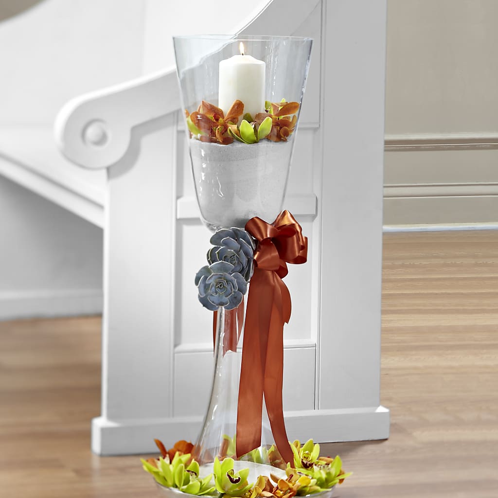 Décoration de bancs de mariage
